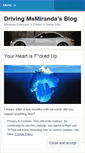 Mobile Screenshot of drivingmsmiranda.wordpress.com