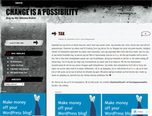 Tablet Screenshot of changeisapossibility.wordpress.com