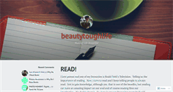 Desktop Screenshot of beautytoughlife.wordpress.com