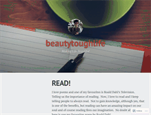 Tablet Screenshot of beautytoughlife.wordpress.com