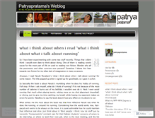 Tablet Screenshot of patryapratama.wordpress.com