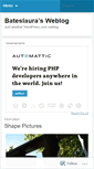 Mobile Screenshot of bateslaura.wordpress.com