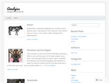 Tablet Screenshot of amelyias.wordpress.com