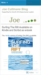 Mobile Screenshot of joecullinane.wordpress.com