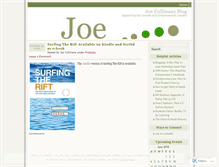 Tablet Screenshot of joecullinane.wordpress.com