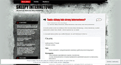 Desktop Screenshot of internetowesklepy.wordpress.com