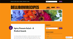 Desktop Screenshot of dellibovirecipes.wordpress.com