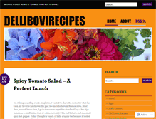 Tablet Screenshot of dellibovirecipes.wordpress.com