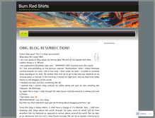 Tablet Screenshot of burnredshirts.wordpress.com