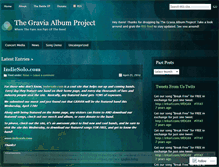 Tablet Screenshot of gravia.wordpress.com