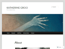 Tablet Screenshot of katherinegroo.wordpress.com