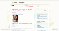 Desktop Screenshot of blackskincareblog.wordpress.com
