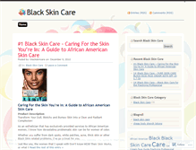 Tablet Screenshot of blackskincareblog.wordpress.com