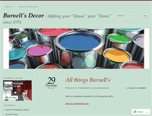 Tablet Screenshot of burnellsdecor.wordpress.com