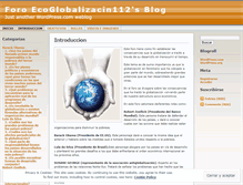 Tablet Screenshot of economia112.wordpress.com