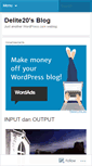 Mobile Screenshot of delite20.wordpress.com