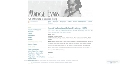 Desktop Screenshot of madgeevans.wordpress.com