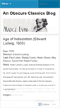 Mobile Screenshot of madgeevans.wordpress.com