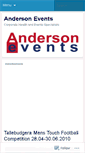 Mobile Screenshot of andersonevents.wordpress.com