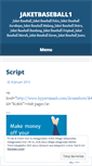 Mobile Screenshot of jaketbaseball1.wordpress.com