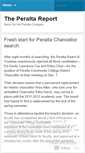 Mobile Screenshot of peraltareport.wordpress.com