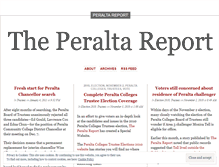 Tablet Screenshot of peraltareport.wordpress.com