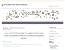 Tablet Screenshot of gracefulembroidery.wordpress.com