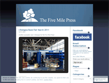 Tablet Screenshot of fivemile.wordpress.com