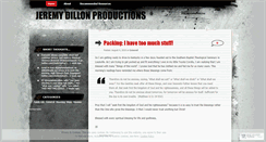 Desktop Screenshot of jeremydillon.wordpress.com