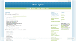 Desktop Screenshot of mediosdigitales.wordpress.com