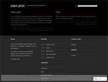 Tablet Screenshot of papajahat.wordpress.com