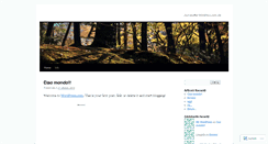 Desktop Screenshot of alberodellezoccole.wordpress.com