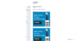 Desktop Screenshot of cokier.wordpress.com