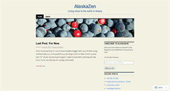 Desktop Screenshot of alaskazen.wordpress.com