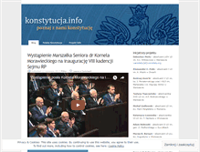 Tablet Screenshot of konstytucjainfo.wordpress.com
