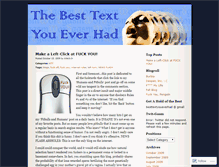 Tablet Screenshot of besttextyoueverhad.wordpress.com