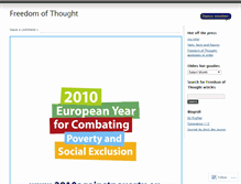 Tablet Screenshot of 4freedomofthought.wordpress.com