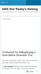Mobile Screenshot of amsstar.wordpress.com