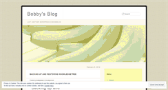 Desktop Screenshot of bobbyliew.wordpress.com