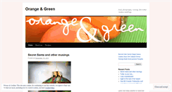 Desktop Screenshot of orangengreen.wordpress.com