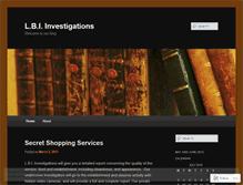 Tablet Screenshot of lbiinvestigations.wordpress.com