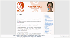 Desktop Screenshot of gabinetasha.wordpress.com