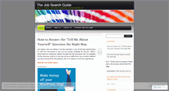 Desktop Screenshot of jobsearchguide.wordpress.com