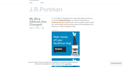 Desktop Screenshot of jrportman.wordpress.com