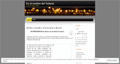 Desktop Screenshot of enelnombredelturismo.wordpress.com