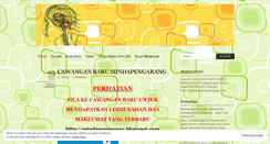 Desktop Screenshot of mindapengarang.wordpress.com