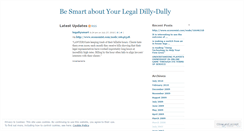 Desktop Screenshot of legallysmart.wordpress.com