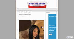 Desktop Screenshot of beerandseeds.wordpress.com