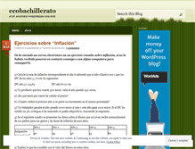 Tablet Screenshot of ecobachillerato.wordpress.com