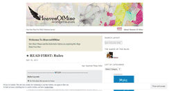 Desktop Screenshot of heavenofmine.wordpress.com